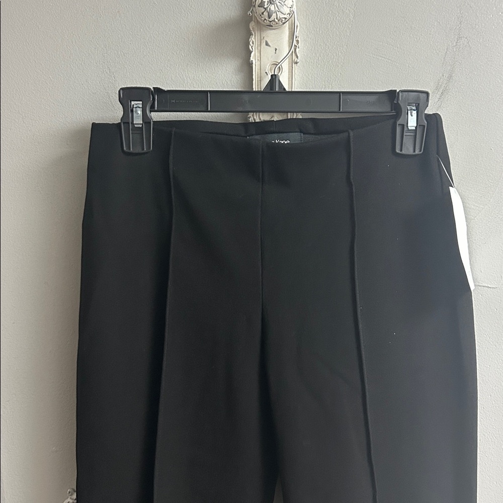 L09006 Black Cropped Pull On Pant by KAREN KANE